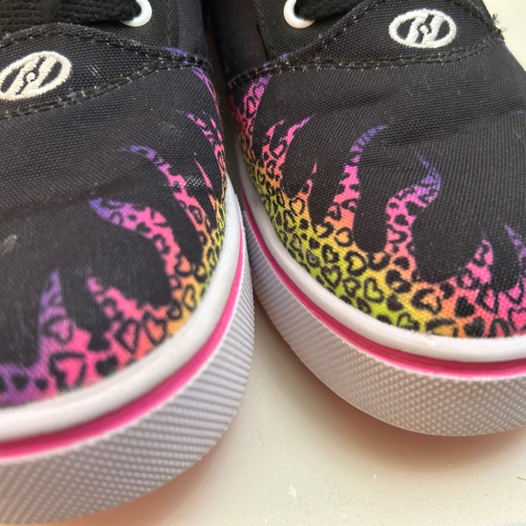 Heelys Pro 20 Rainbow Cheetah Print Big Kids Size 5 - Picture 7 of 10